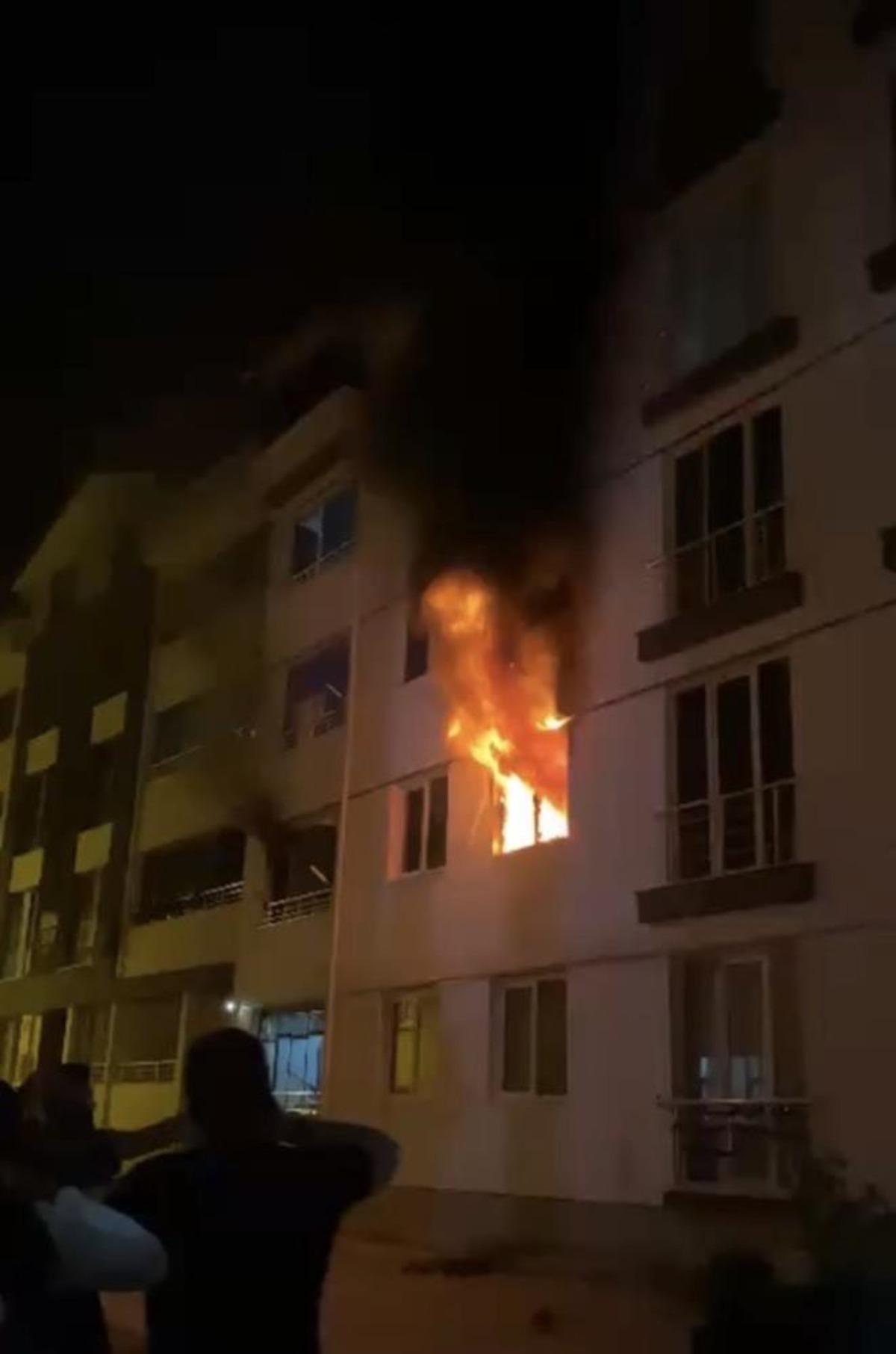 Tokat ta apartman dairesinde yangın paniği: 4 kişi dumandan etkilendi 1