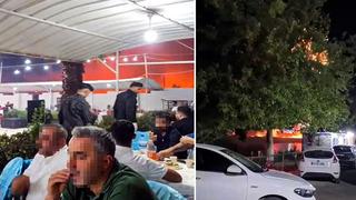Yer: Hatay! Yangını fark etmeden düğüne devam ettiler; o anlar kamerada