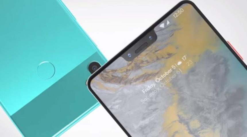Google Pixel 3 XL çentikli ekran ve tek arka kamerayla geliyor