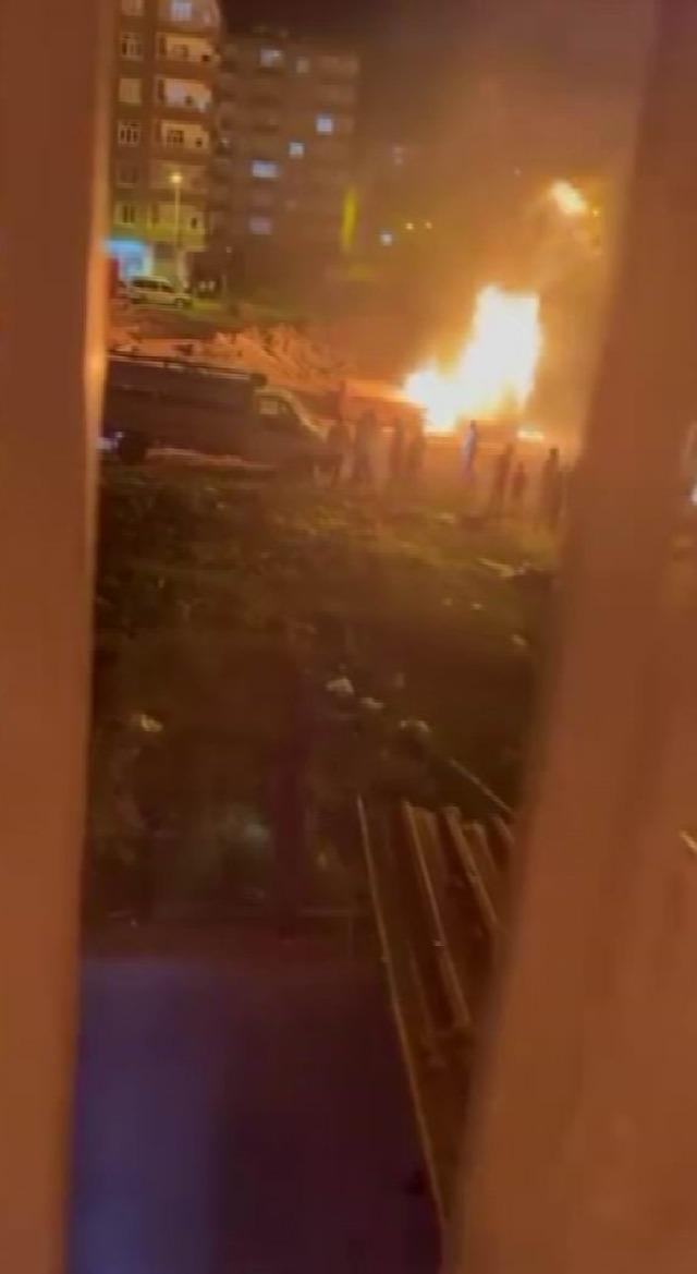 Diyarbakır’da Direkhane Sitesi’nde korkutan yangın 1