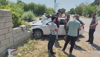 Van&rsquo;da trafik kazası:2 yaralı