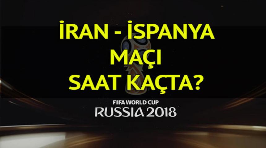 İran - İspanya maçı saat kaçta, hangi kanalda? (İran - İspanya maçı canlı izle)
