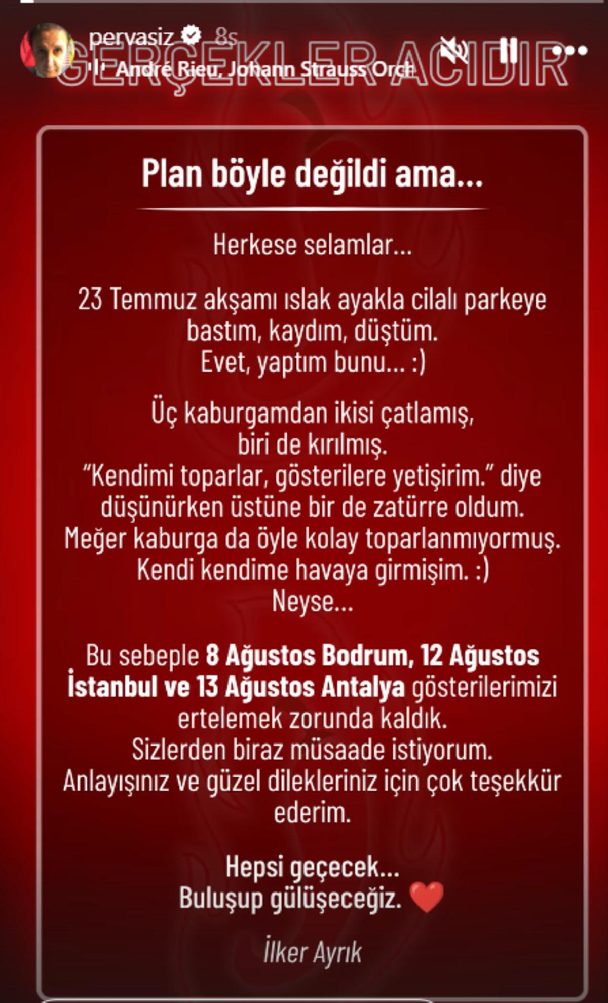 İlker Ayrık tan üzen haber: Kaza geçirdi, gösteriler ertelendi 2
