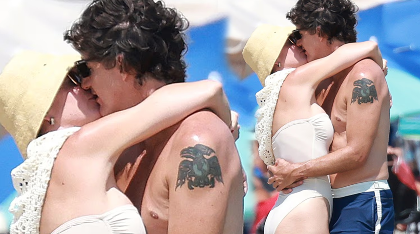 Katy Perry ve Justin Trudeau plajda aşka geldi!