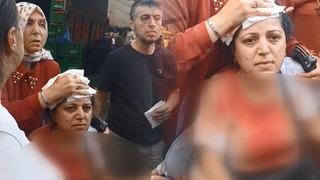 Armut seçme tartışmasında dehşet! Elindeki kalası kadının kafasına attı