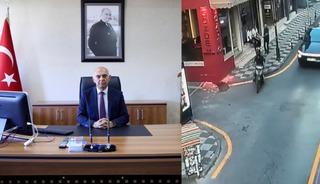 Polisten ka&ccedil;an ş&uuml;pheli Vali Yardımcısına &ccedil;arptı! 