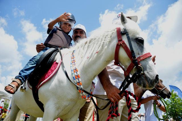 Suriyeli sığınmacı &ccedil;ocukların midilli keyfi 4
