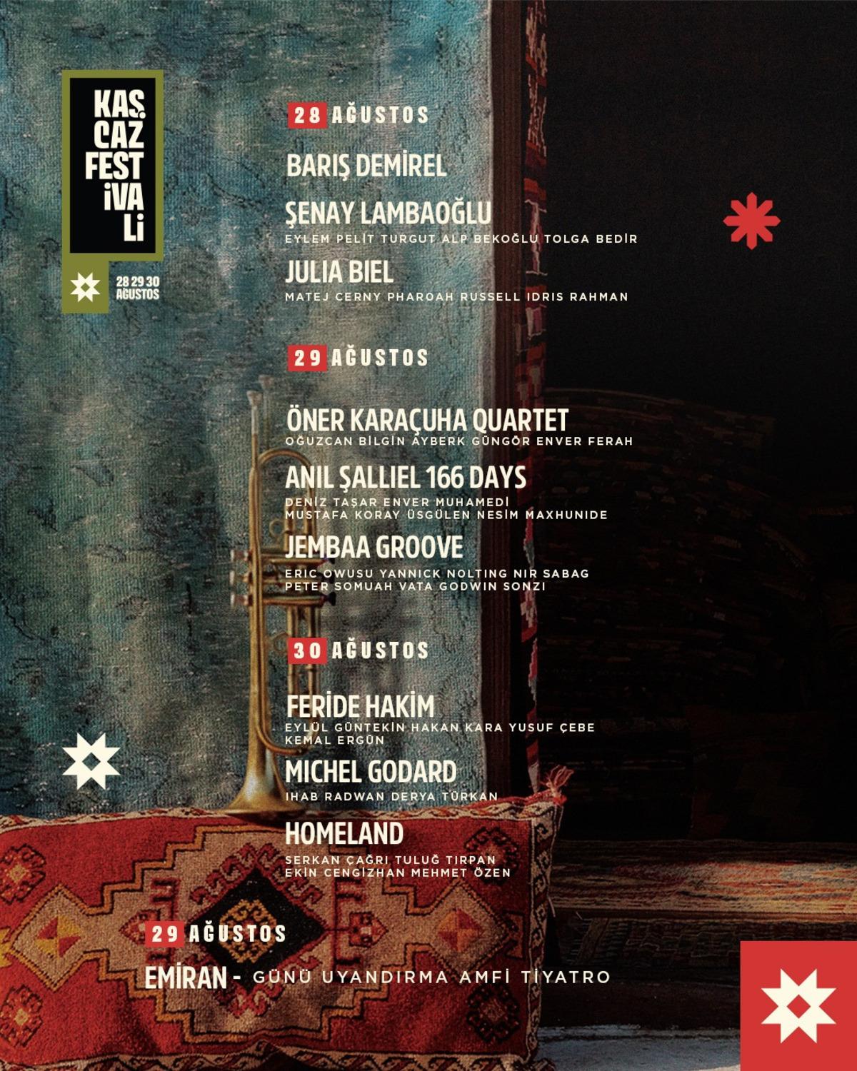 Kaş Caz Festivali için geri sayım başladı! İşte program... 3