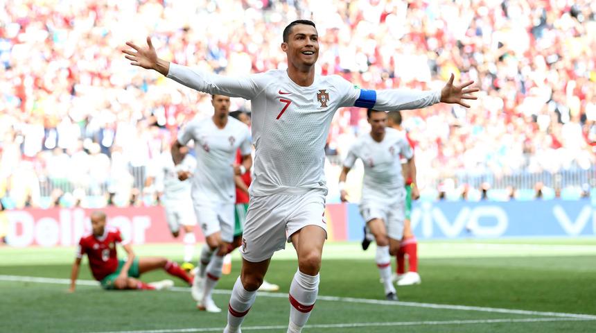 Cristiano Ronaldo, Fas'ı turnuvadan etti: 1-0