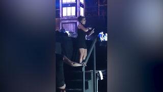 Rap konserinde tüm gözler onun üzerindeydi