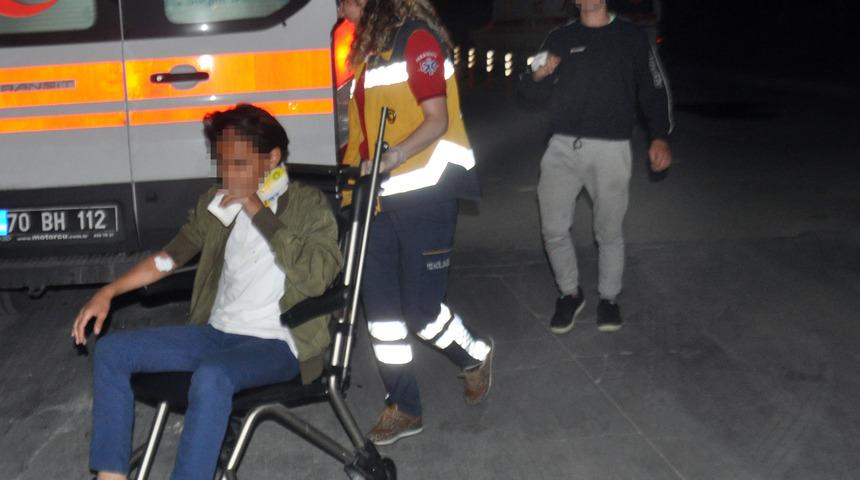 Babasının minib&uuml;s&uuml;n&uuml; ka&ccedil;ıran 13 yaşındaki &ccedil;ocuk, ortalığı birbirine kattı