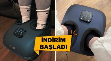 Evde Spa keyfi: Isıtmalı SKG ayak masaj aleti indirimde