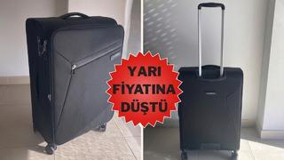 Hafif ve geniş tasarım: Samsonite valiz yarı fiyatına düştü