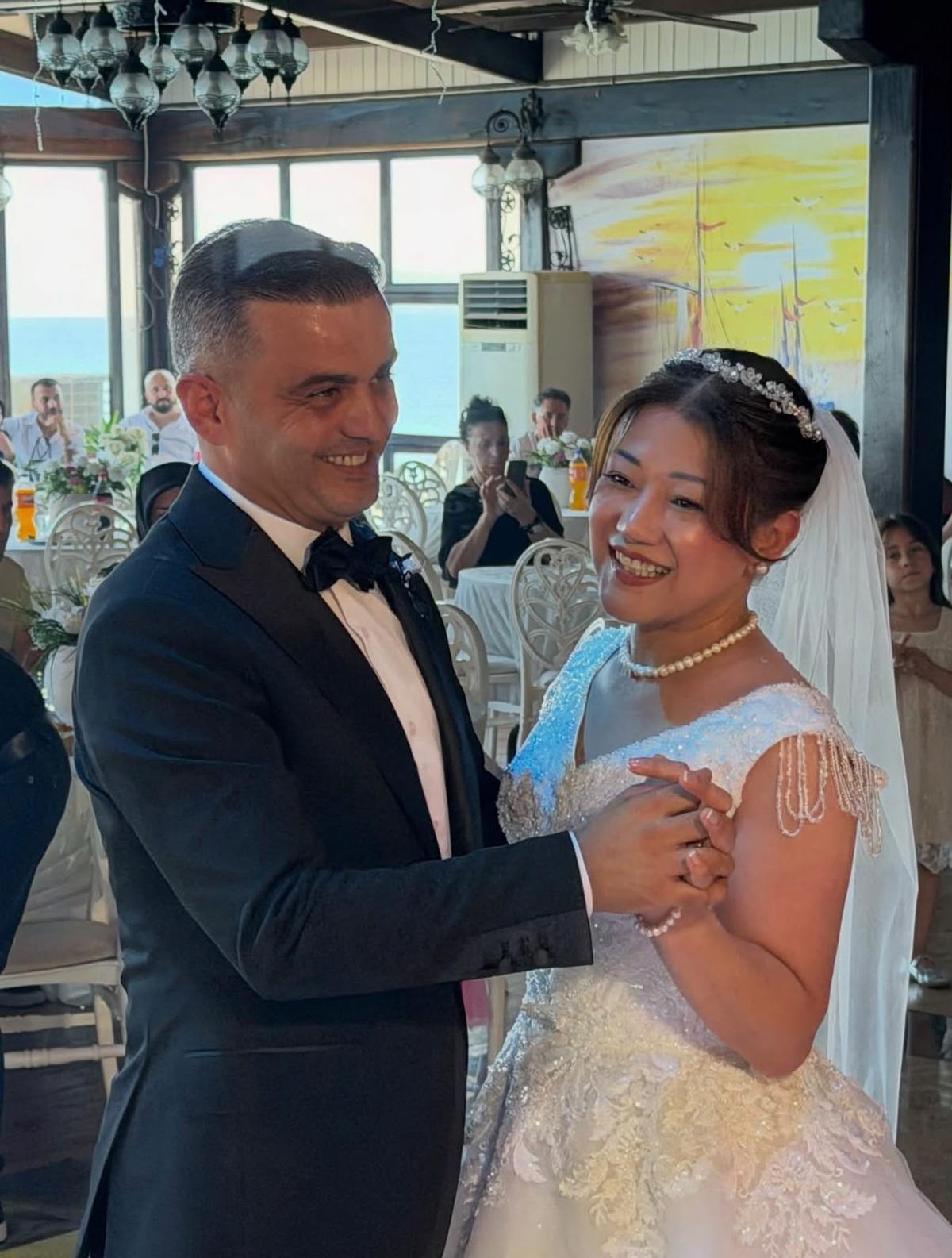 Ordu ya Japon gelin: Davetlilerle çiftetelli oynadı 1