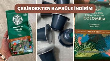 Starbucks kahvelerde stok yapmalık sepette ek indirim d&ouml;nemi başladı!