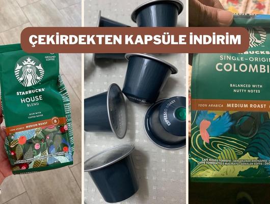 Starbucks kahvelerde stok yapmalık sepette ek indirim d&ouml;nemi başladı!