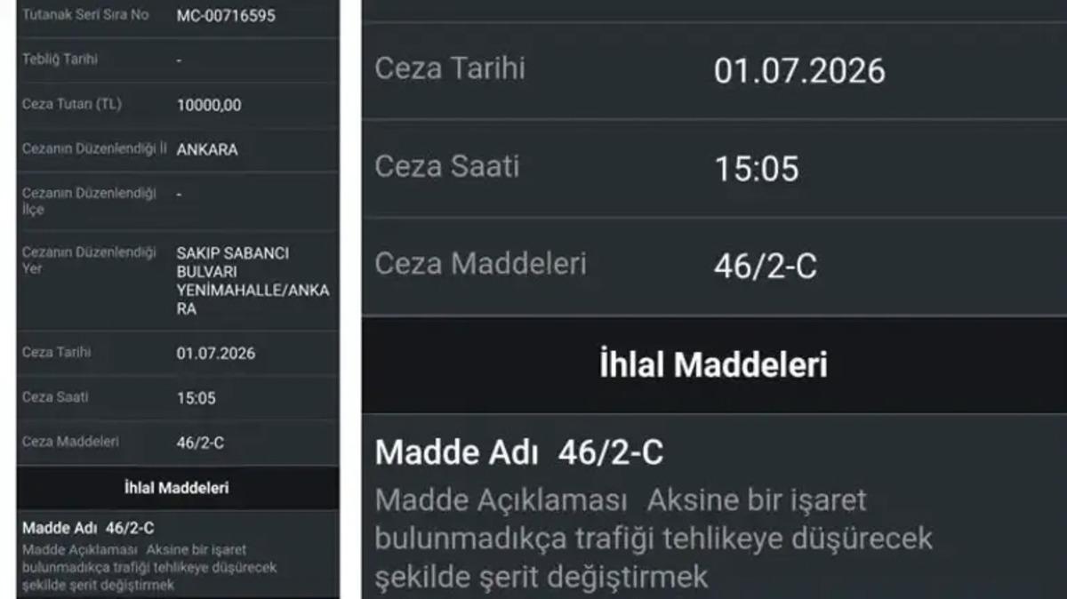 Ara&ccedil; sahipleri dikkat! O detayı fark etti, 10 bin TL lik cezadan kurtuldu 2