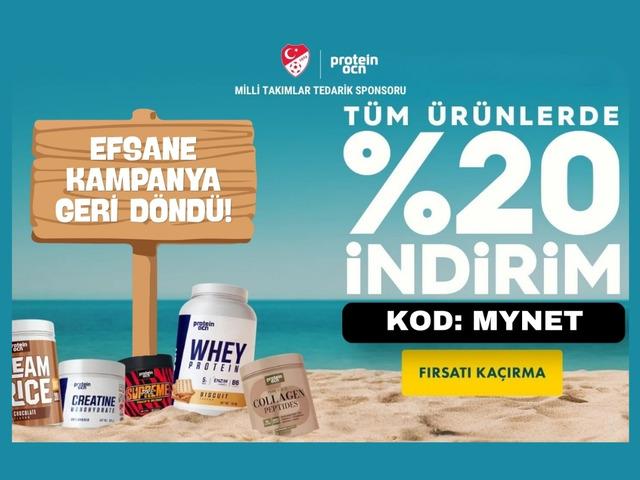 T&uuml;m &uuml;r&uuml;nlerde %20 indirim! Kod: MYNET