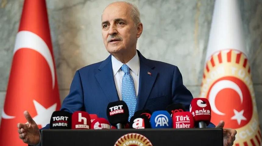 TBMM Başkanı Numan Kurtulmuş imzaladı: &Ccedil;er&ccedil;eve yasa yarın Meclis'e sunulacak