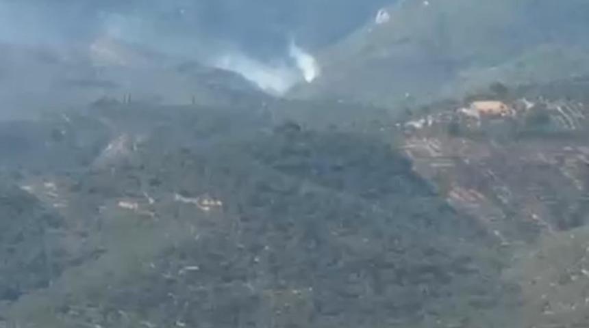 Kazdağları&rsquo;nda &ccedil;ıkan orman yangını b&uuml;y&uuml;meden s&ouml;nd&uuml;r&uuml;ld&uuml;