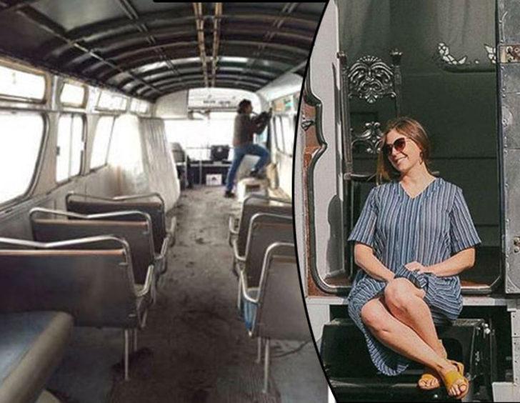 Kira ödememek için otobüsü ev yaptı G1