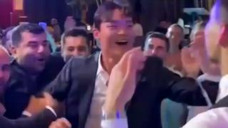Beşiktaşlı futbolcu Hyeon-gyu Oh’un düğünde dans ettiği anlar