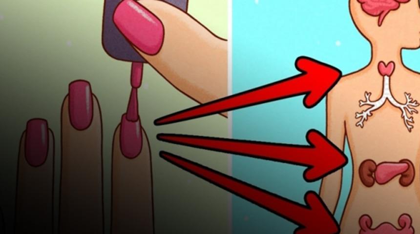 Oje sürdükten 10 saat sonra bakın vücudunuzda neler oluyor?