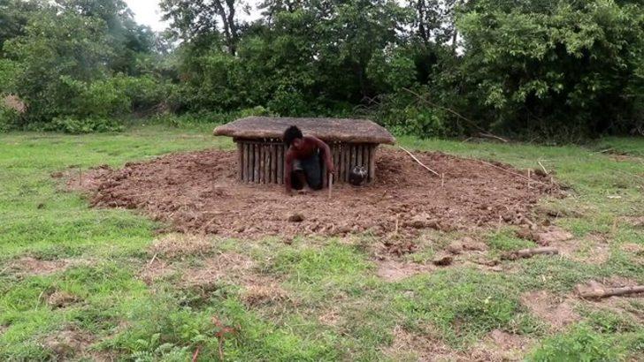  Yeraltı evlerinin etrafına inşa ettiler! Son hali inanılmaz G1