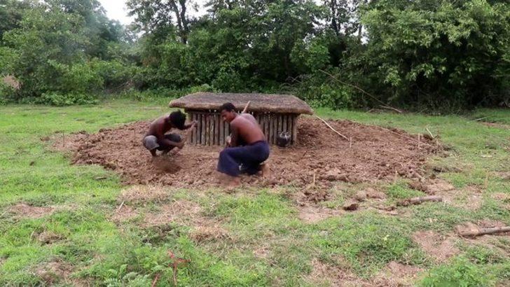  Yeraltı evlerinin etrafına inşa ettiler! Son hali inanılmaz G2