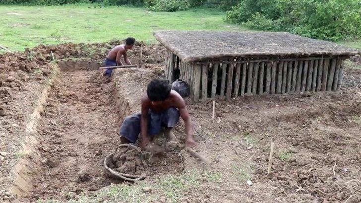  Yeraltı evlerinin etrafına inşa ettiler! Son hali inanılmaz G3