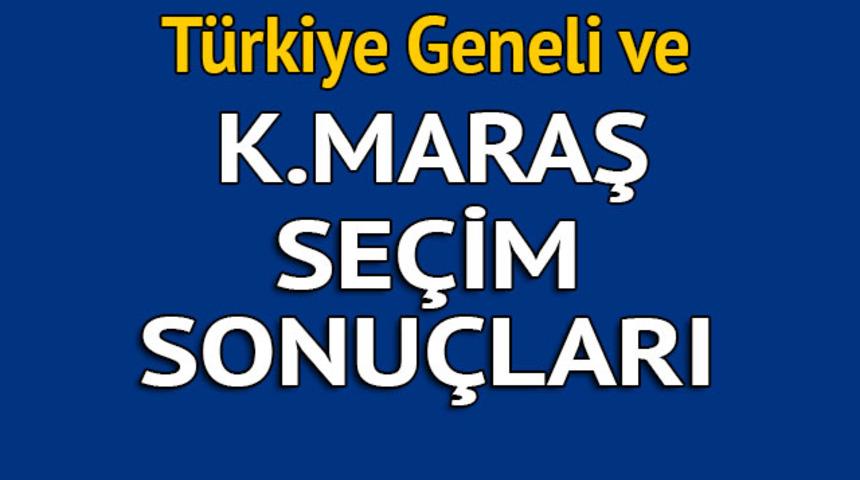 Kahramanmaraş se&ccedil;im sonu&ccedil;ları 2018 - İl il, il&ccedil;e il&ccedil;e canlı se&ccedil;im sonu&ccedil;ları geliyor!