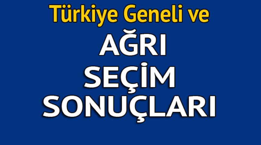 Ağrı seçim sonuçları 2018 - İl il, ilçe ilçe canlı seçim sonuçları geliyor
