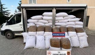 Yozgat&rsquo;ta piyasa değeri 1 milyon 440 bin lira olan ka&ccedil;ak t&uuml;t&uuml;n ele ge&ccedil;irildi