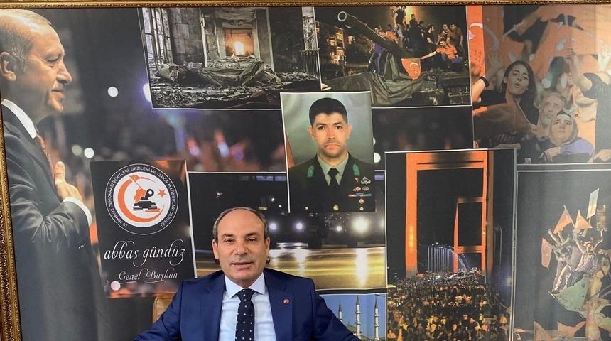 Abbas G&uuml;nd&uuml;z: "Kahraman gazilerimiz marjinal grupların oyunlarına alet olmasınlar"