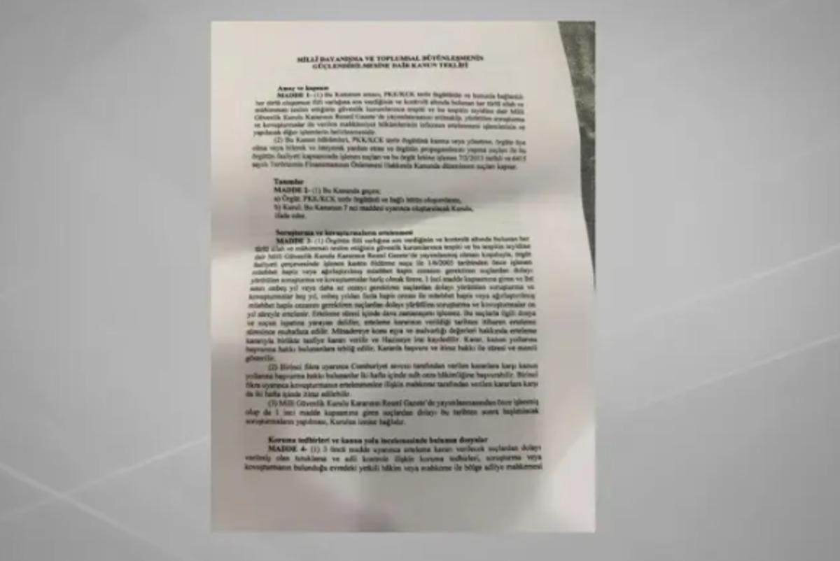 SON DAKİKA | Terörsüz Türkiye için 12 maddelik kanun teklifi! Detaylar ortaya çıktı 9