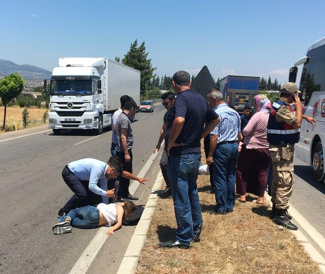 Motosiklet sürücüsü öldü, kız arkadaşı yaralandı