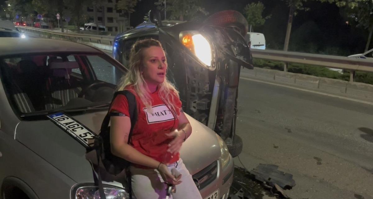 Alkollü sürücü mahalleyi birbirine kattı! Aracına çarptığı kişiyi polisin yanında tehdit etti 5
