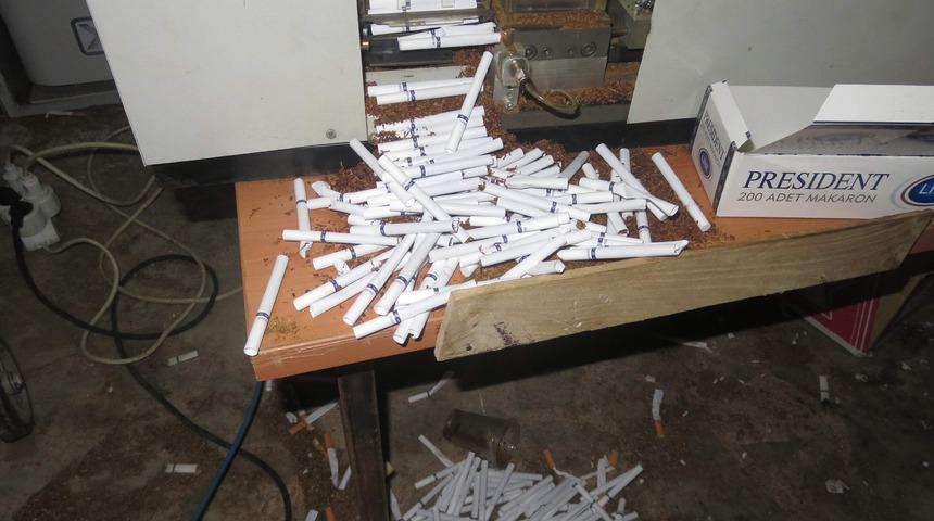 İstanbul'da ka&ccedil;ak sigara operasyonu