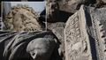Aspendos�ta �ifan�n 1800 y�ll�k dev heykeli g�n y�z�ne ��kt�