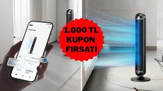 Yaz sıcaklarını unutturan akıllı ve şık Dreo Kule Tipi Fan'da kupon fırsatı!