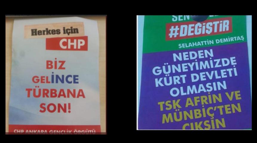 Ankara'yı karıştıran seçim broşürleri