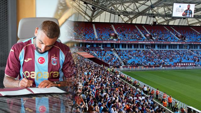 Trabzonspor'da Mohamed Salah için büyük imza töreni! Papara Park'ta tarihi gece