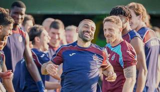 Salah, Trabzonspor ile ilk antrenmanına &ccedil;ıktı