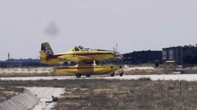 İspanya ve Fransa'daki orman yangınlarında görev yapan uçaklar Türkiye'ye döndü