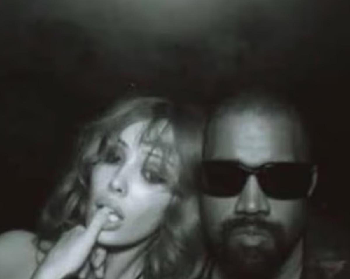 Bianca Censori ve Kanye West kamerayı açıp öpüştü 1