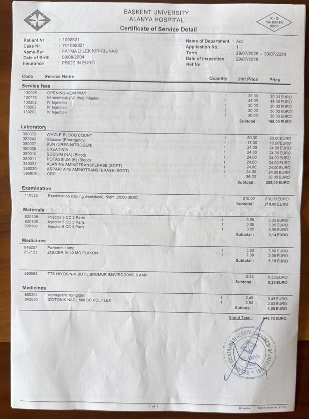 Tatil kabusa d&ouml;nd&uuml;: Acilde &ouml;dedikleri 71 bin lirayı CİMER e taşıdılar 1