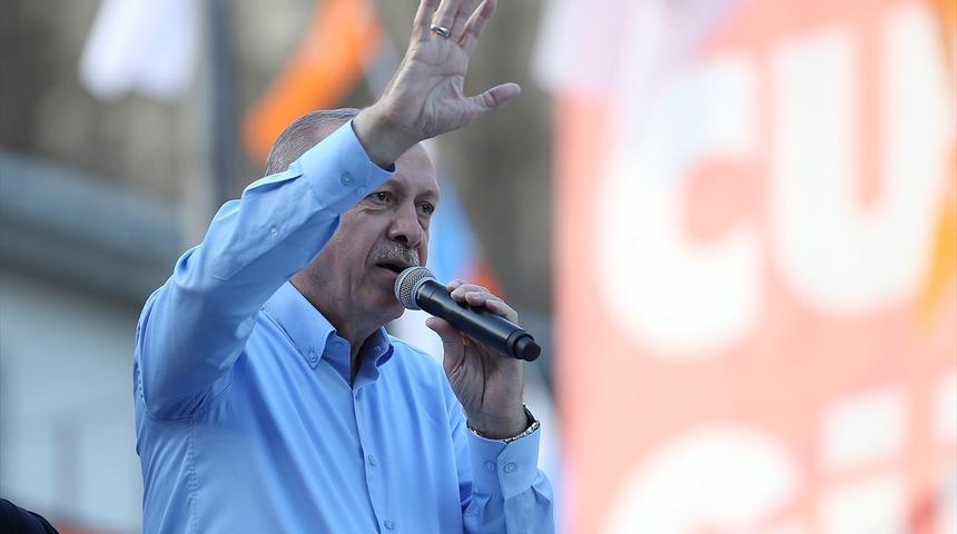 Erdoğan'ın dikkat çeken miting temposu! 1 günde 7 farklı ilçede miting