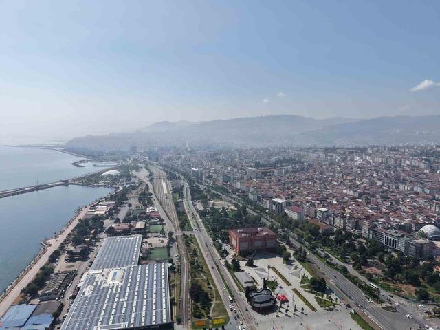 Samsun&rsquo;da puslu hava 2