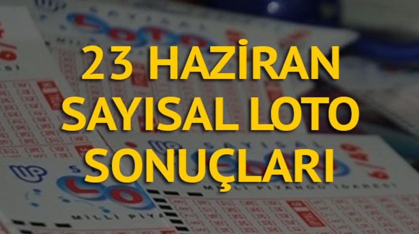 Sayısal Loto sonuçları 23 Haziran - Milli Piyango Sayısal Loto 1128. hafta sonuçları sorgula!