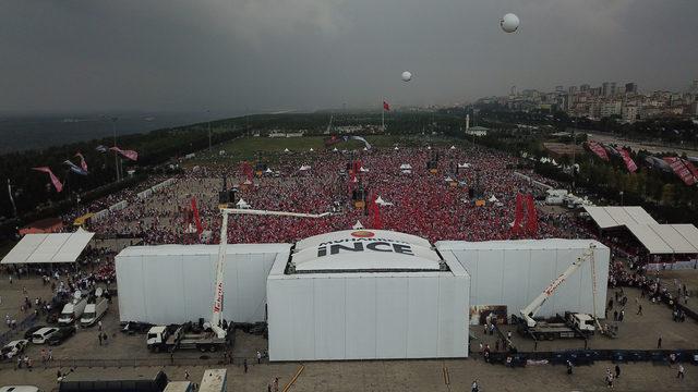 (Ek bilgilerle) - Muharrem İnce'nin Maltepe mitingi için alanda toplanmalar sürüyor